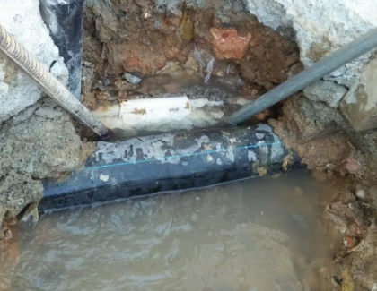 牡丹测漏水之水管漏水